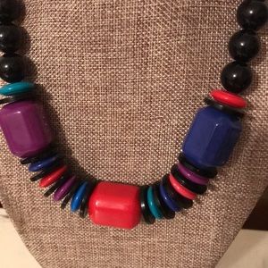 Vibrant Multicolor Beaded Necklace